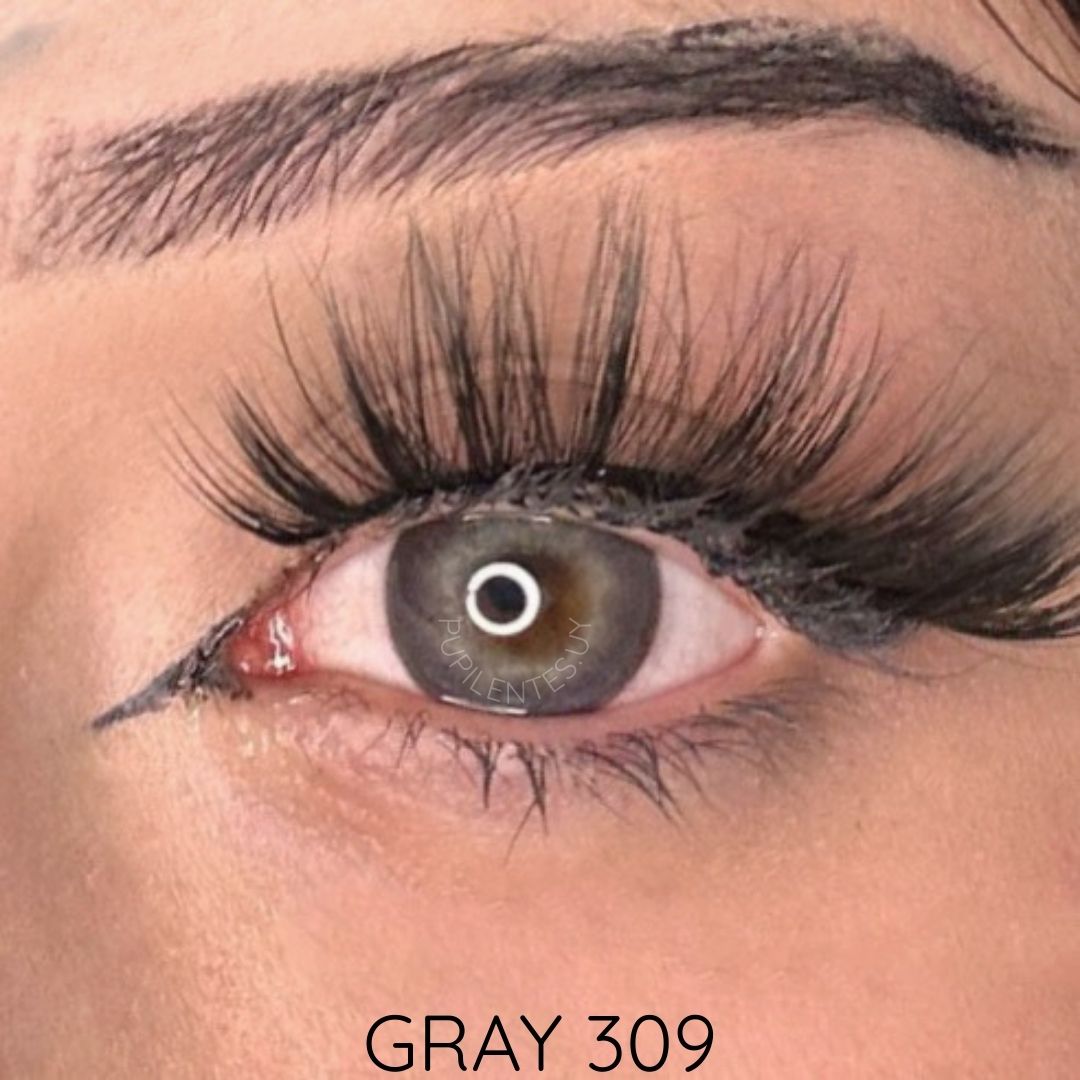 Pupilentes GRAY 309 + estuche y accesorios