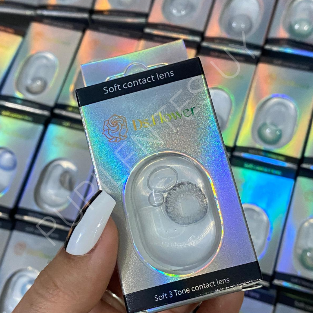 Pupilentes FULL GRAY + estuche y accesorios