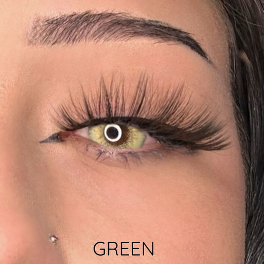 Pupilentes GREEN 306 + estuche y accesorios