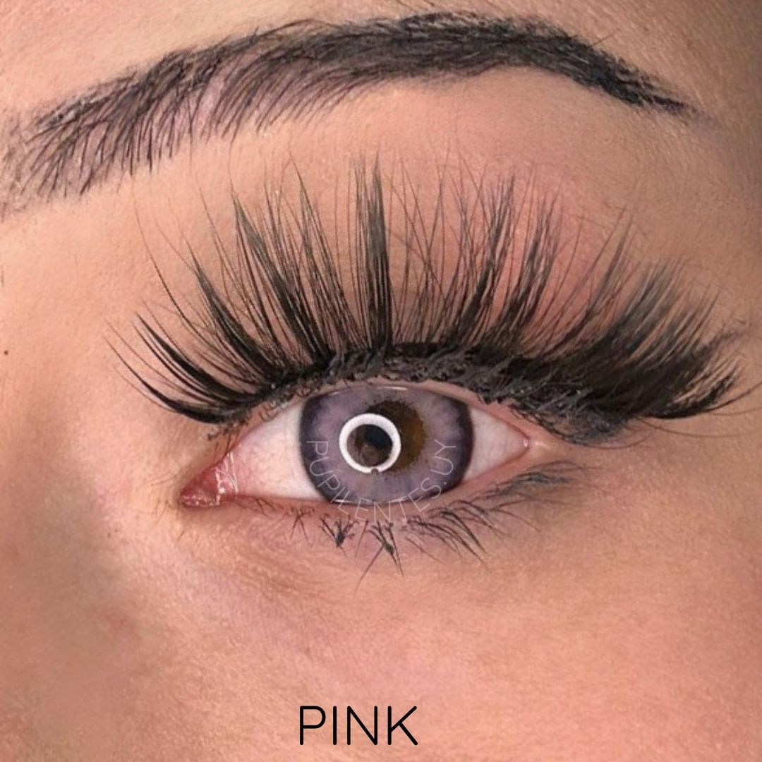 Pupilentes PINK + estuche y accesorios