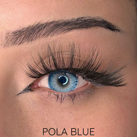 Pupilentes POLA BLUE + estuche y accesorios