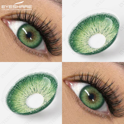 Pupilentes Alps Green - EyeShare Anuales + Estuche