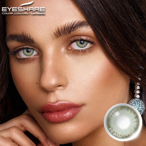 Pupilentes Bali Green - EyeShare Anuales + Estuche