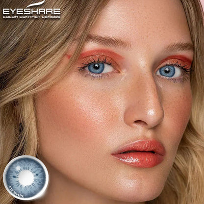 Pupilentes Blackspot Blue - EyeShare Anuales + Estuche