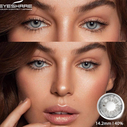 Pupilentes Blackspot Gray - EyeShare Anuales + Estuche