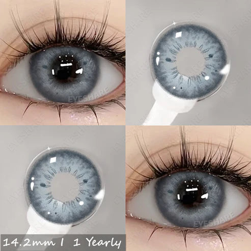 Pupilentes Blackspot Blue - EyeShare Anuales + Estuche