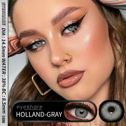 Pupilentes Holland Gray - EyeShare Anuales + Estuche