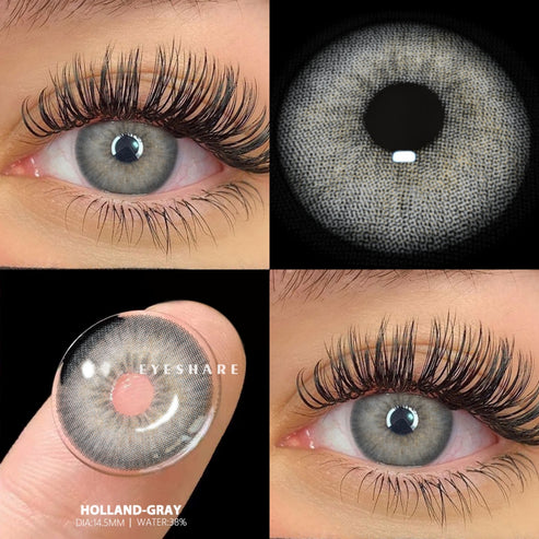 Pupilentes Holland Gray - EyeShare Anuales + Estuche