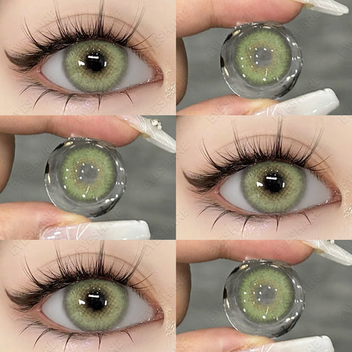 Pupilentes Iceland Green - EyeShare Anuales + Estuche