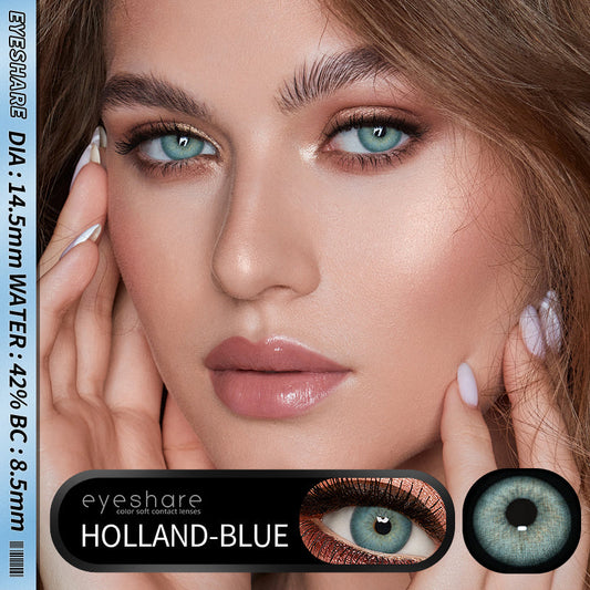 Pupilentes Holland Blue - EyeShare Anuales + Estuche