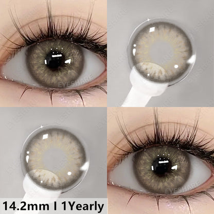 Pupilentes Myakhie Brown - EyeShare Anuales + Estuche