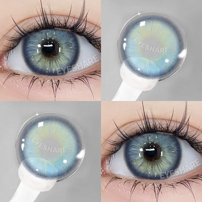 Pupilentes Nicosia Blue - EyeShare Anuales + Estuche
