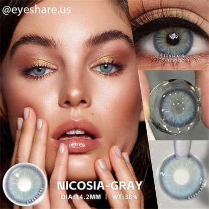 Pupilentes Nicosia Gray - EyeShare Anuales + Estuche