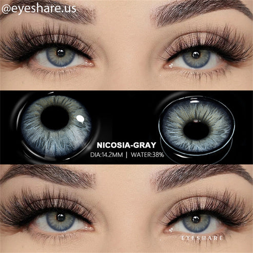 Pupilentes Nicosia Gray - EyeShare Anuales + Estuche