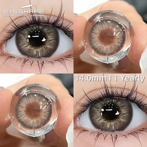 Pupilentes OMG Gray - EyeShare Anuales + Estuche