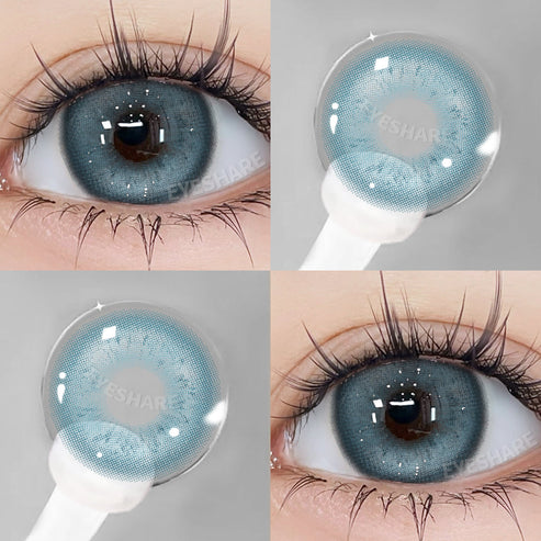 Pupilentes Polaris Blue - EyeShare Anuales + Estuche