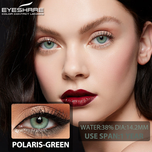 Pupilentes Polaris Green - EyeShare Anuales + Estuche