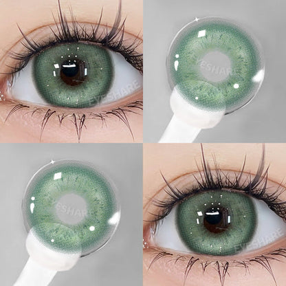 Pupilentes Polaris Green - EyeShare Anuales + Estuche