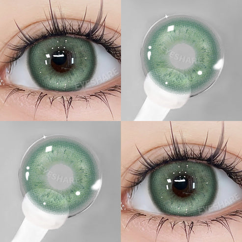 Pupilentes Polaris Green - EyeShare Anuales + Estuche