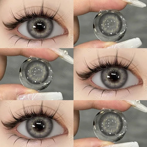 Pupilentes Richgirl Gray - EyeShare Anuales + Estuche