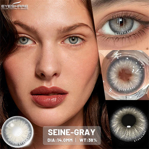 Pupilentes Seine Gray - EyeShare Anuales + Estuche