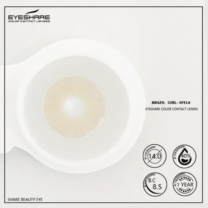 Pupilentes BrazilGirl Avela - EyeShare Anuales + Estuche
