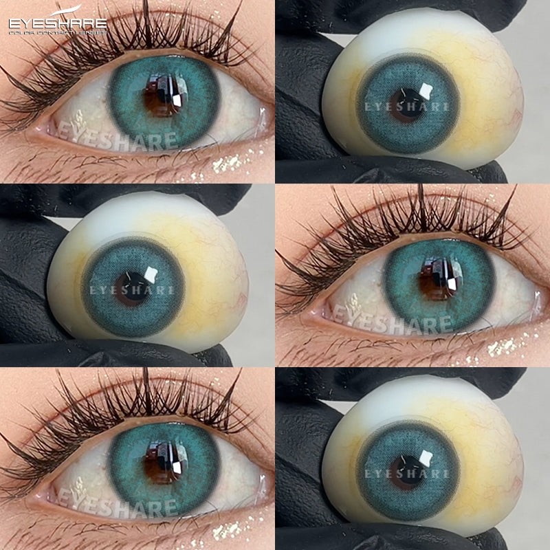 Pupilentes Zurich Green - EyeShare Anuales + Estuche
