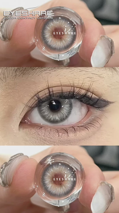 Pupilentes Seine Gray - EyeShare Anuales + Estuche