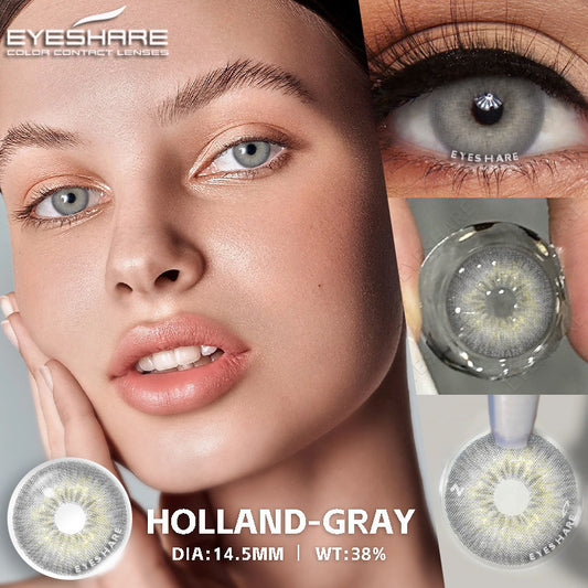 Pupilentes Holland Gray - EyeShare Anuales + Estuche