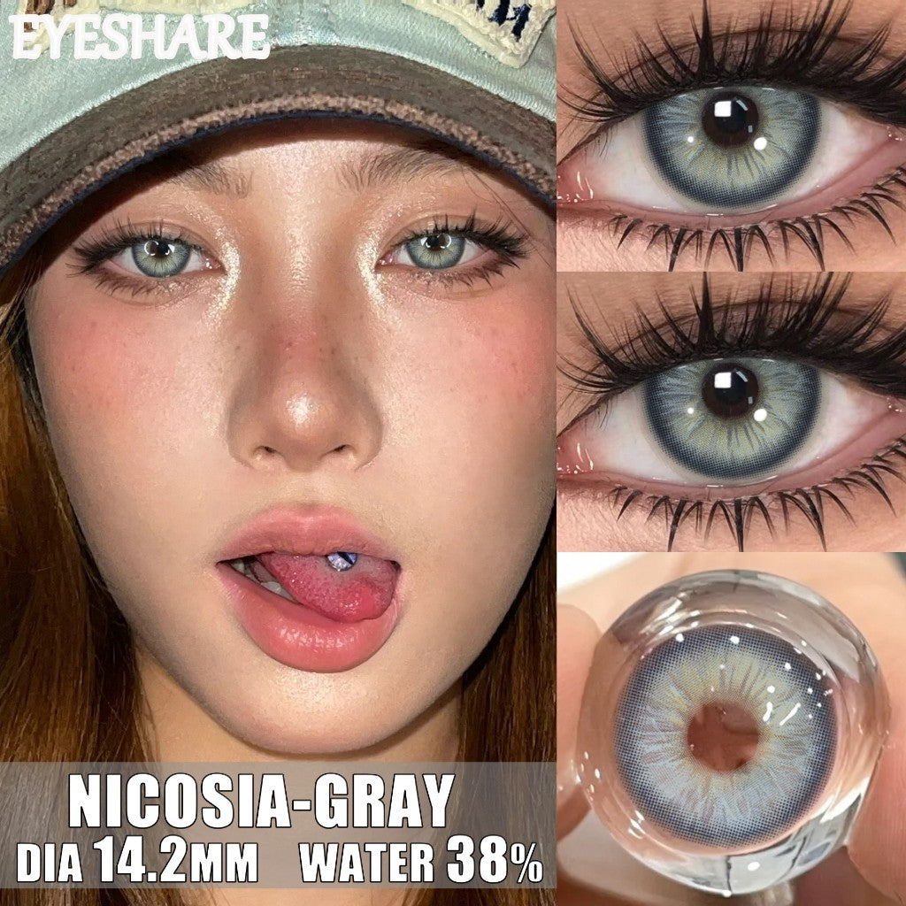 Pupilentes Nicosia Gray - EyeShare Anuales + Estuche