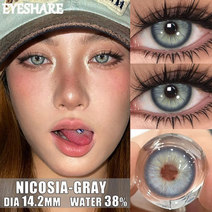 Pupilentes Nicosia Gray - EyeShare Anuales + Estuche